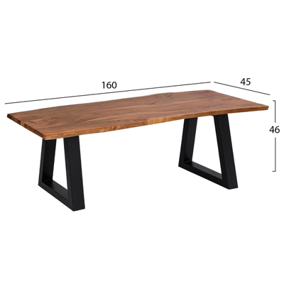 Stol Montana Slim dru 160×45×46,5 cm (HM8168.11)