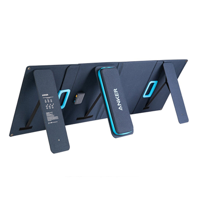 Panel diellor Anker 625, 100W, porta USB C dhe USB A, i zi