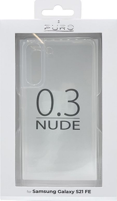 Kapak telefoni Puro 0.3 Nude, për Samsung Galaxy S21 FE, TPU, transparent