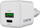 Karikues muri Canyon CU20AC GaN, 20W PD, me 2 porta USB-A edhe USB-C, i bardhë