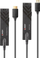 Ekstender HDMI Lindy 300m 18G, fibër optike, 4K 60Hz, i zi