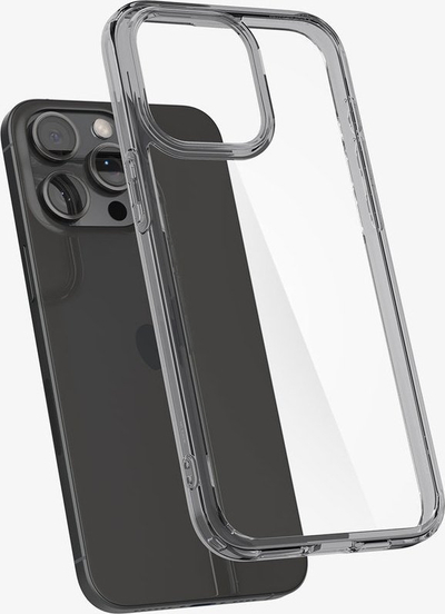 Mbulesë telefoni Spigen Ultra Hybrid për iPhone 15 Pro, 6.1", transparente, space crystal