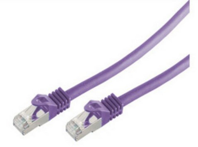 Kabllo rrjeti Shiverpeaks RJ45 Cat.7, S/FTP, 1m, vjollcë
