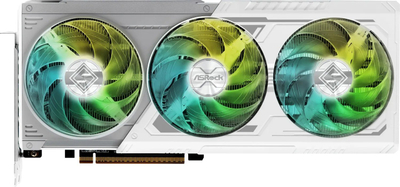 Kartë grafike ASRock Radeon RX 9070 XT Steel Legend, 16GB GDDR6, PCIe 5.0, e bardhë