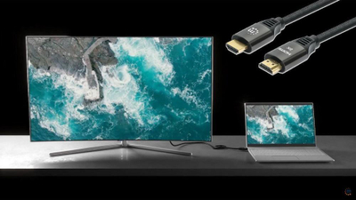 Kabllo HDMI Manhattan 355933, 1m, 8K, i zi