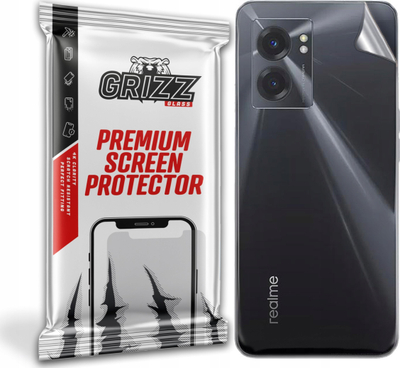 Foli mbrojtëse për mbrapa GrizzGlass SatinSkin Realme 10s, transparente