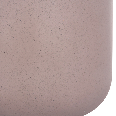 Vazo dyshemeje dekorative Linter HM4662.05L, Fiber Cement, 41x47cm, gri mat