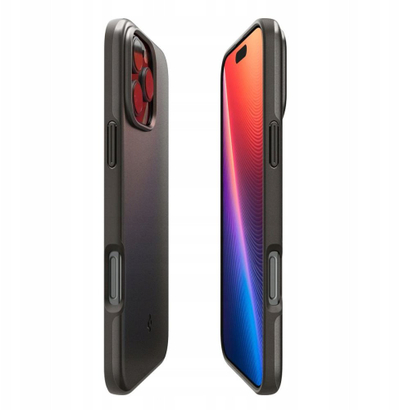 Kapak telefoni Spigen Thin Fit MagSafe për iPhone 17 Pro Max, gri gunmetal