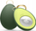Силиконски футроло Elago Avocado за Епл ЕрТаг, дизајн авокадо, зелена