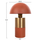 Llambë tavoline Pune Φ20,5x32,5Hcm (HM4245.08), portokalltë/ ari