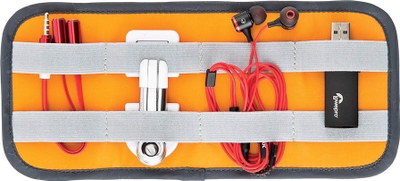 Çantë organizuese Lowepro GearUp Pouch Medium, për aksesorë elektronikë, gri