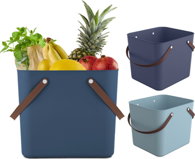 Çantë shumëpërdorimshe Rotho Multibag Classic Albula, 40L, plastike, blu pastel