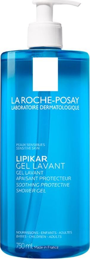 Xhel trupi La Roche Posay Lipikar, 750ml, për lëkurë të çik hallakamë