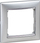 Kornizë njëfishe Legrand 770351, 82x82mm, alumini argjendtë