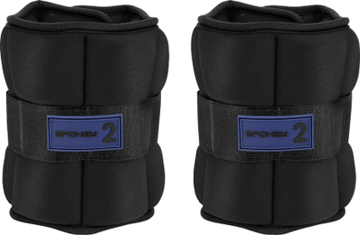 Set peshash neopreni SPOKEY, 2 x 2kg, me shirit velcro, gri