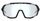 Syze sportive Tifosi Sledge Fototec, lente fotokromatike Clarion Blue, kornizë e zezë matte