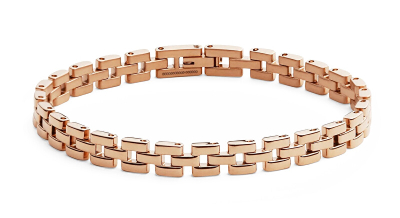 Byzylyk për femra Daniel Wellington 3-Link DW004009, ari rozë