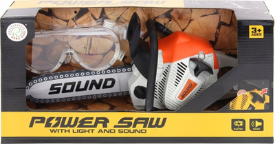 Lodër sharre me zinxhir Power Saw, me dritë, me zë, portokalli