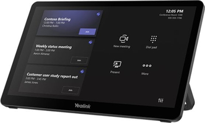 Kontrollor konferencash Yealink MTouch Plus, ekran 11.6" Full HD, me prekje, i zi