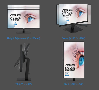 Monitor ASUS VA27DQSB, 27", Full HD, 1920x1080, i zi