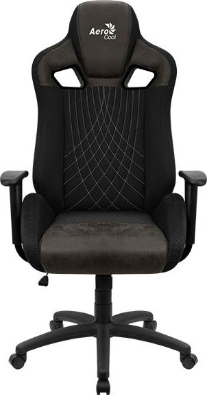 Karrige gaming Aerocool EARL AeroSuede, me shpinore ergonomike, krahë që rregullohen, e zezë
