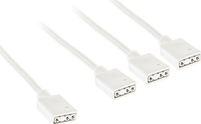 Kabllo ndarëse ARGB Kolink 1 me 3, 30cm, e bardhë
