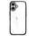 Kuti mbrojtëse Spigen Ultra Hybrid për iPhone 17, transparente, me kornizë të zezë