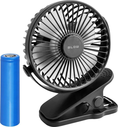 Ventilator tavoline Blow Table Fan, USB, me bateri, i zi