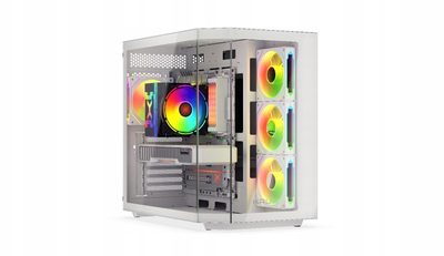 Kuti kompjuteri KRUX Empero KRXD014, Tower ATX, 4x 120mm ARGB, xham i temperuar, e zezë