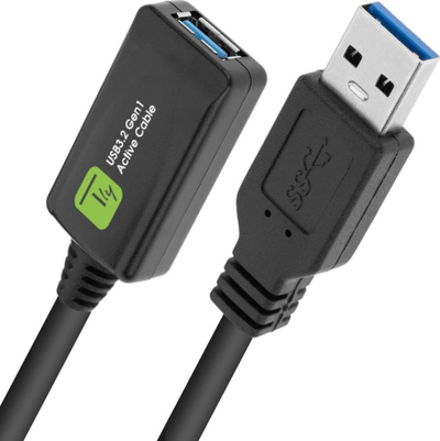 Kabllo USB Techly ICUR3050G, USB 3.2 Gen 1, 5 m, i zi