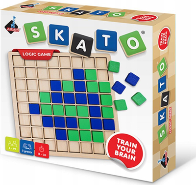 Loja tavolinë Askato Wooden Skato, strategjike, prej druri, shumëngjyrëshe