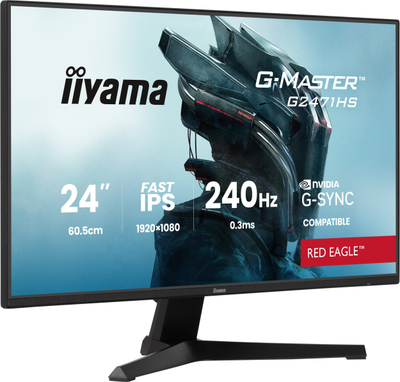 Гејминг монитор Iiyama G-Master G2471HS-B1, 24\", Full HD, 240Hz, црн