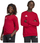 Bluza për fëmijë Adidas Entrada 26, regular fit, e kuqe
