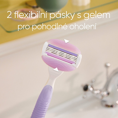 Brisqe për rrojë Gillette Venus ComfortGlide Breeze+ 4 koka zavendsuese