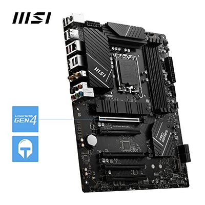 Motherboard MSI PRO B760-P WIFI DDR4, LGA 1700, ATX, i zi