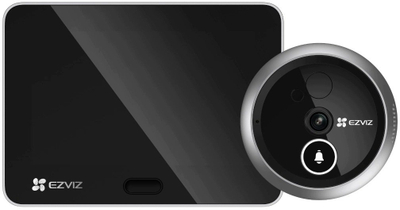 Kamerë për derë Ezviz CP4, 4MP, Wi-Fi, ekran 4", e argjendtë