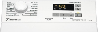 Lavatrice Electrolux EW6TN5061F, 6 kg, me hapje nga sipër, e bardhë