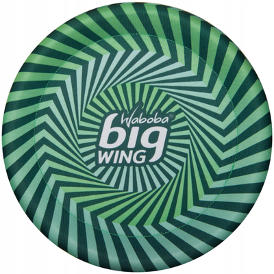 Frisbi Waboba Big Wing, tekstil, diametër i madh, jeshile