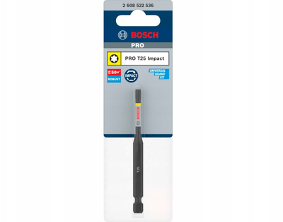 Bit tornavide Bosch Pro Torx T25, 90mm, 1 copë