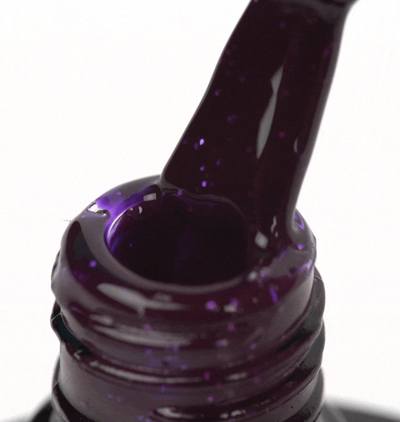 Llak xhel hibrid Ocho Nails Violet 409, 5g, me shkëlqim glitter, vjollcë