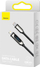 Kabllo kariku Baseus CATLSK-01 Type-C me Lightning, 20W, 1m, e zezë