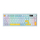 Tastierë wireless ONIKUMA G80, 94 taste, RGB, gri me të verdhë