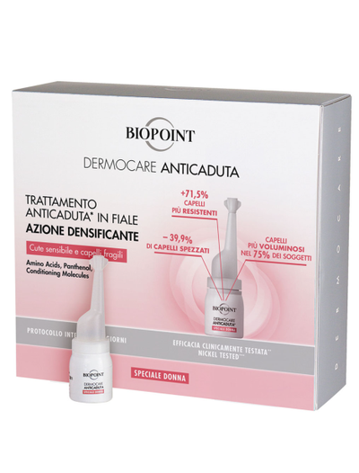 Serum për flokë Biopoint Personal Dermocare Anticadura Woman, 20x6 ml