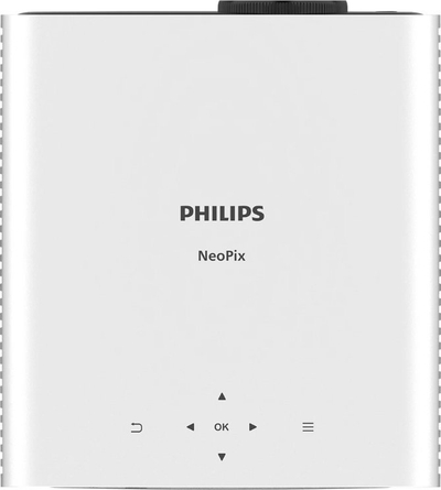 Projektor Philips NeoPix 550 NPX550, Full HD 1080p, me Android, i bardhë