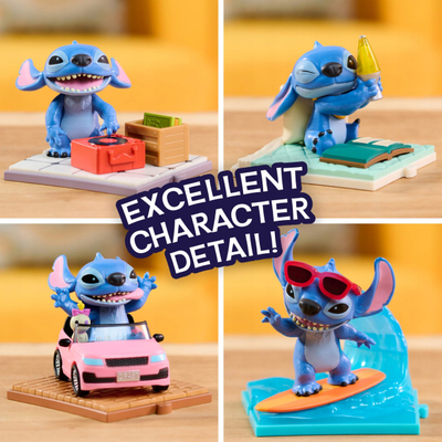 Фигурa мистерија Дизни Стич, 7.6 cm, blind box, многубојна