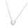 Qafore për femra Brilio Silver Heart 473 001 01774 04, e argjendtë