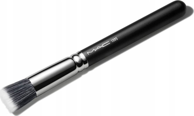 Furçë make up MAC 130S Short Duo Fibre, për fondatinë dhe krem, me fibra sintetike
