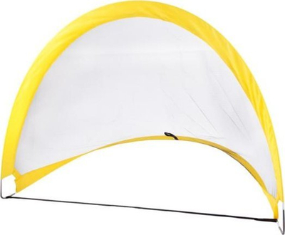 Set porta futbolli X2 SP0573, palosëse, me top dhe pompë, e verdhë