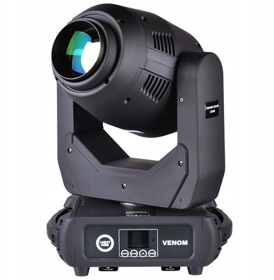Dritë lëvizëse Light4Me Venom Zoom 250W V2, LED 250W, DMX, e zezë
