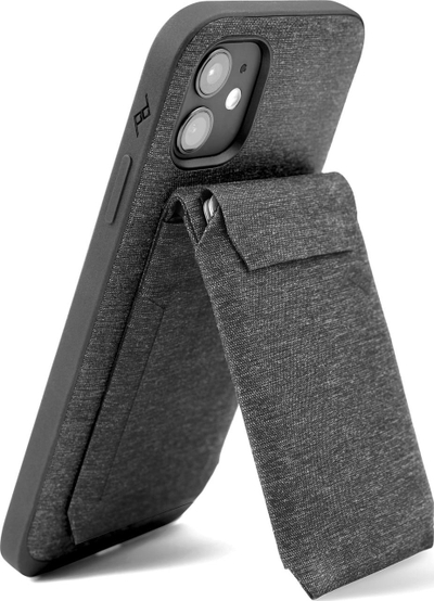 Portofol magnetik për telefon Peak Design Magnetic Stand, mbajtëse kartash, qëndër për telefon, ngjyrë gri charcoal